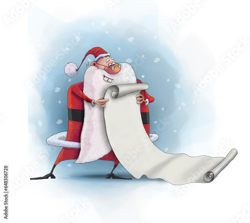 Plakat Santa Claus