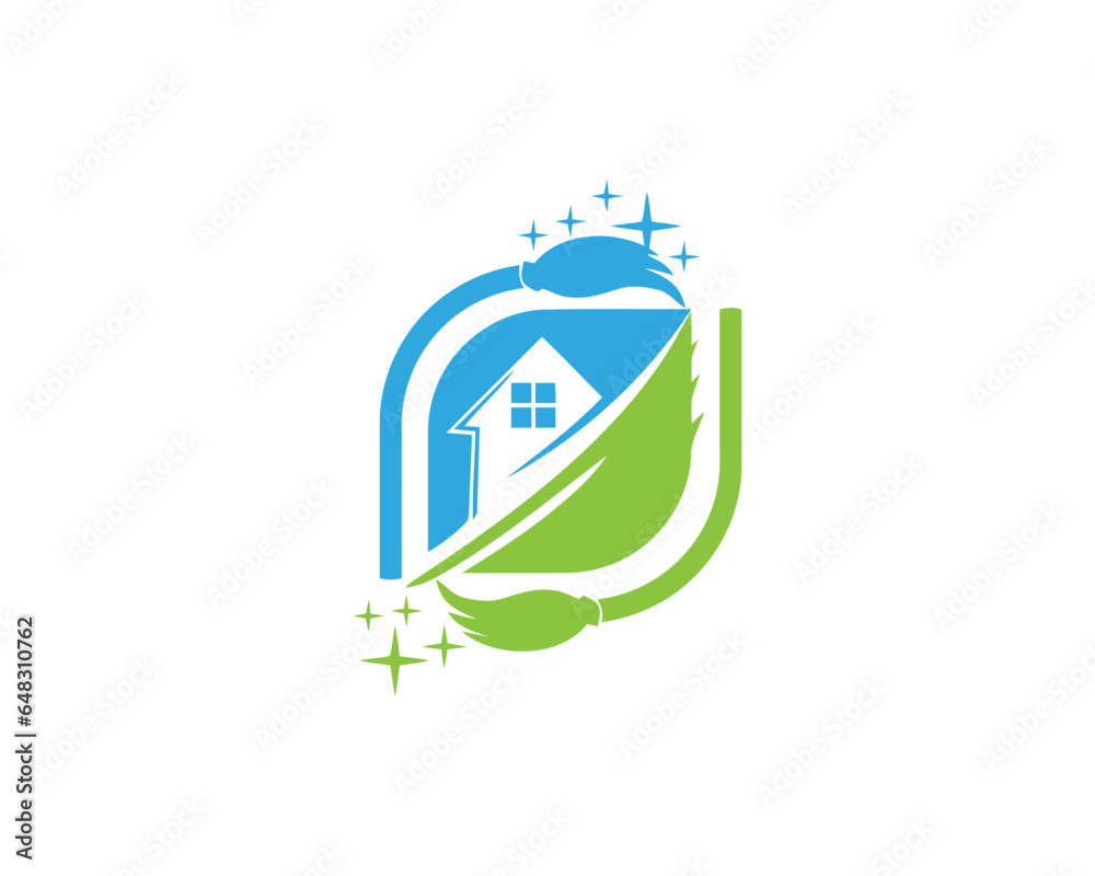 home Cleaning logo home Cleaning logo