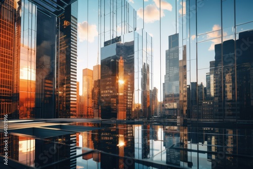 Cityscape Elegance  Modern Skyscraper in 8K Realism 