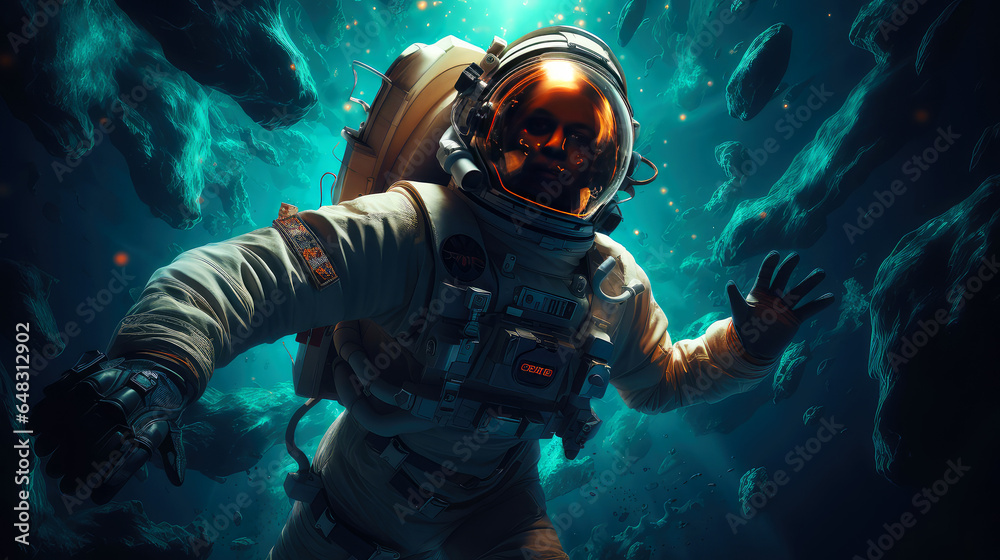 Cosmic Voyager: An Astronaut's Journey in the Vastness of Space as Depicted by Generative AI Cosmic Voyager: An Astronaut's Journey in the Vastness of Space as Depicted by Generative AI