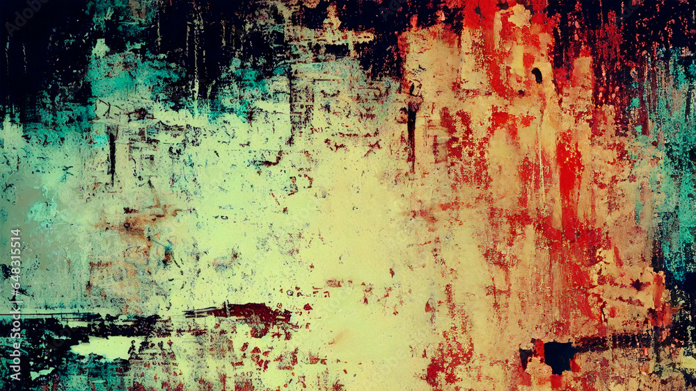 Urban Elegance in Decay - This background exudes urban decadence with a distressed surface, maintaining a vintage style that captures the essence of artistic decay.