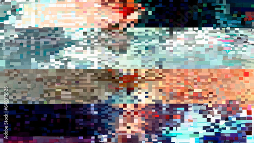 
Digital Mosaic Melodies - A pixel art-inspired abstract digital mosaic that showcases diverse mosaic patterns, embodying contemporary design.