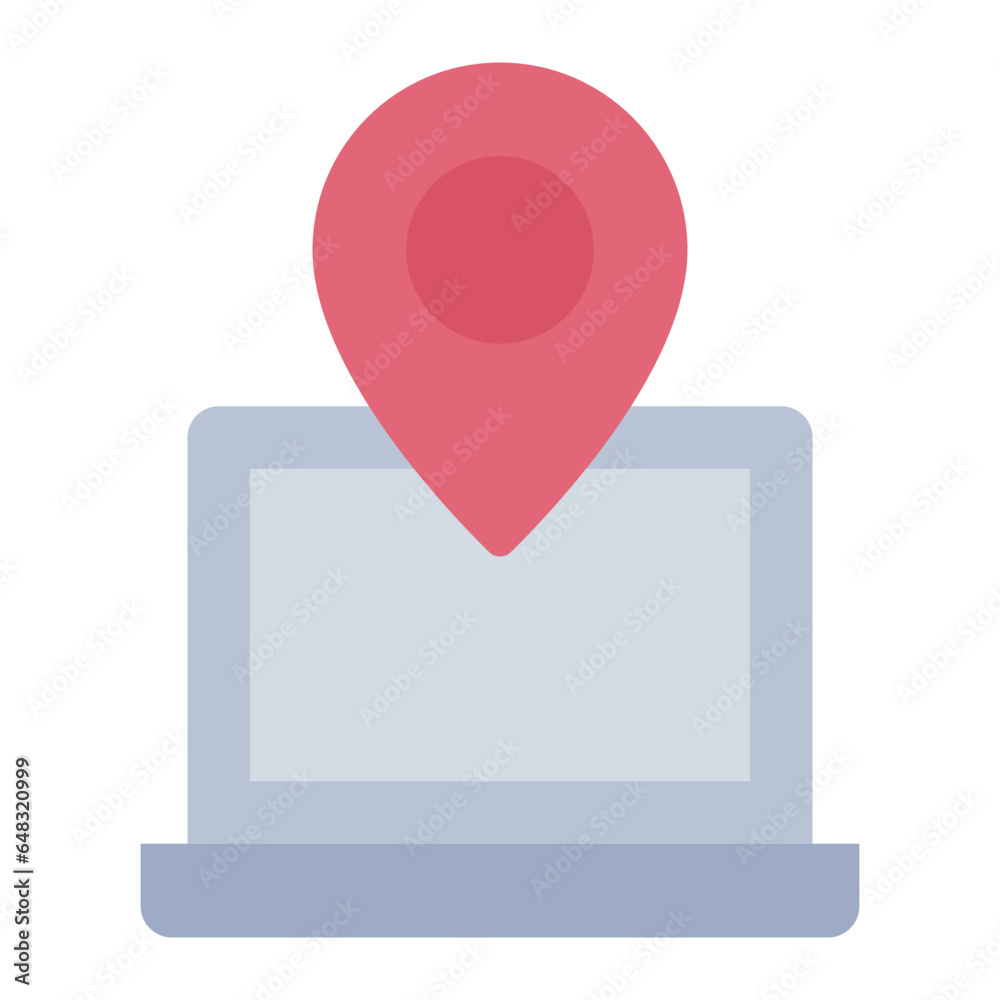 Work from Anywhere flat icon Work from Anywhere flat icon