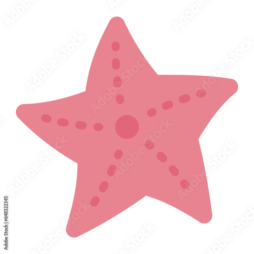Starfish flat icon