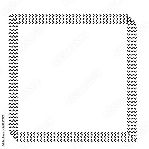 black border frame modern