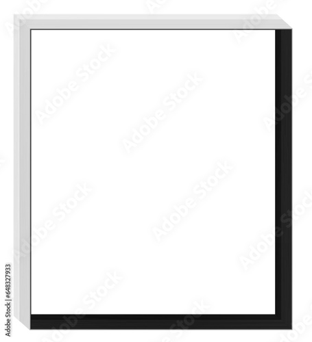 photo frame black grey border