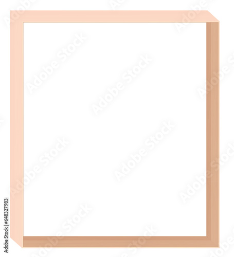 frame isolated pink border