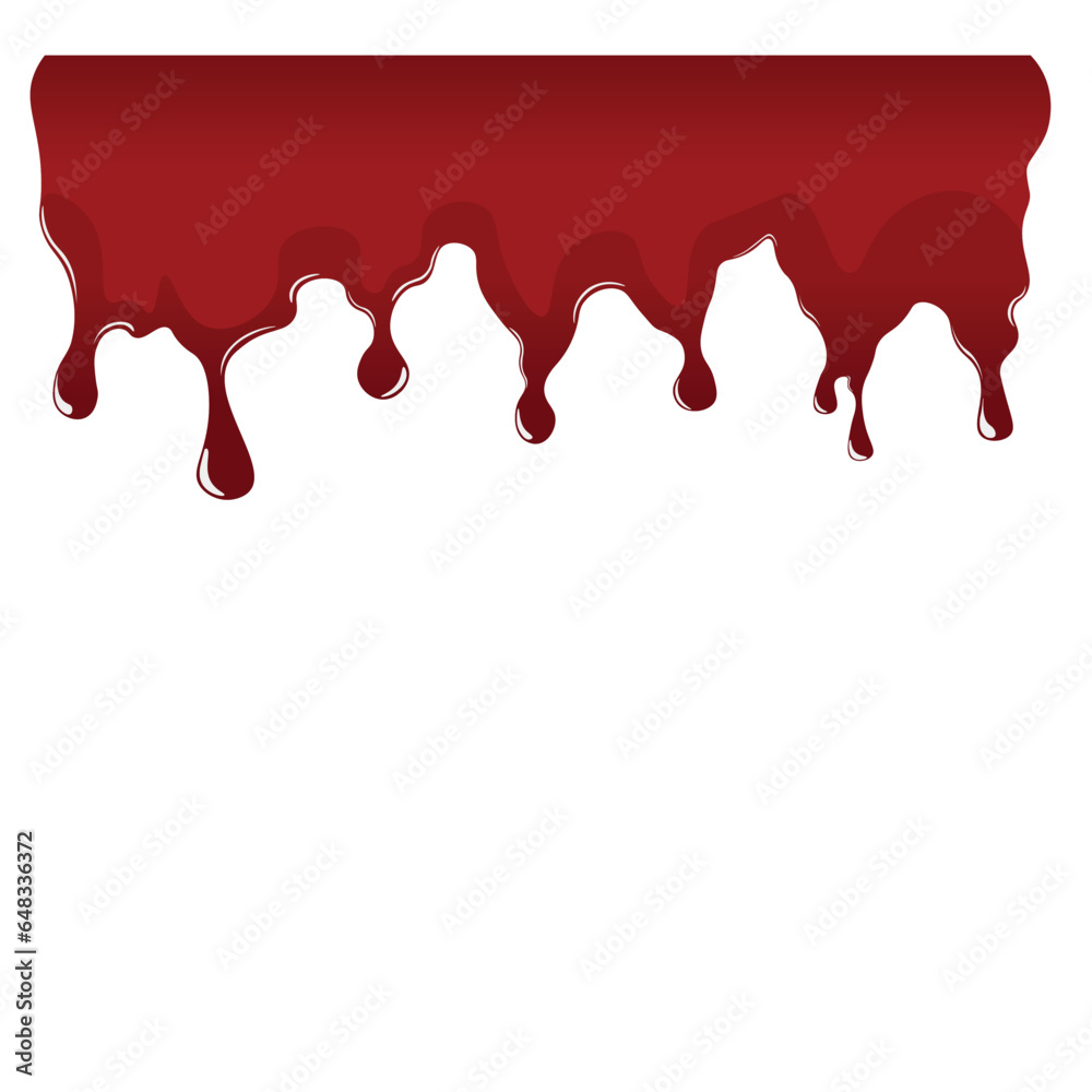 Blood Border Illustration
