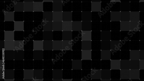 Digital abstract looped black white. High quality 4k footage