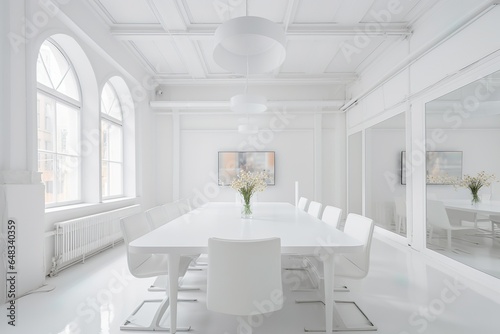 White meeting room | Generative AI