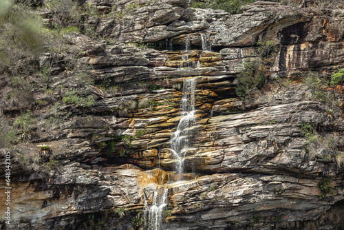 cachoeira no distrito do Tabuleiro, cidade de Conceição do Mato Dentro, Estado de Minas Gerais, Brasil photo