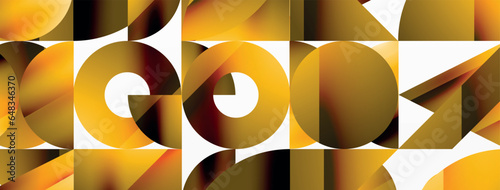 Geometric minimalist abstract vector background