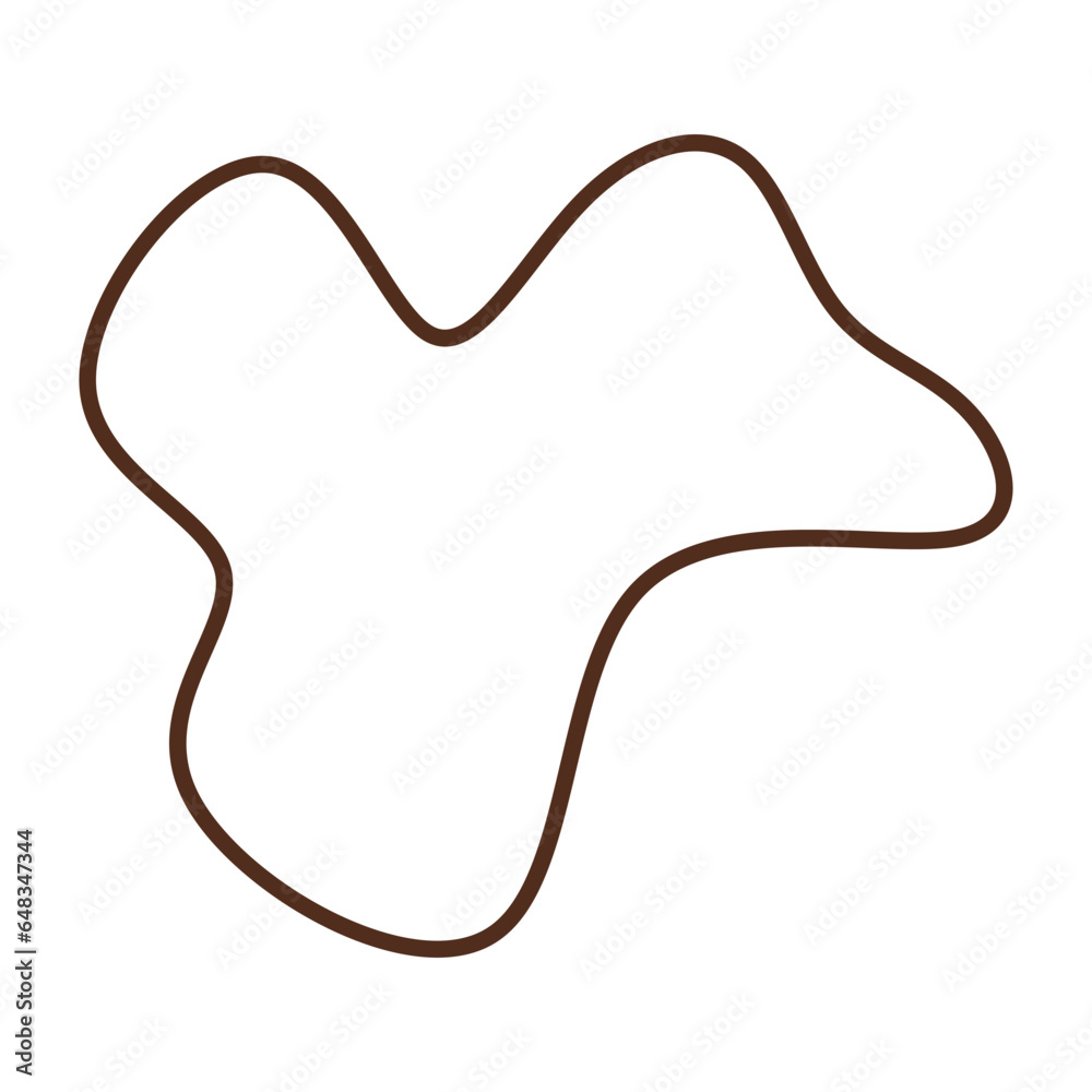 Abstract blob shape vector element Abstract blob shape vector element