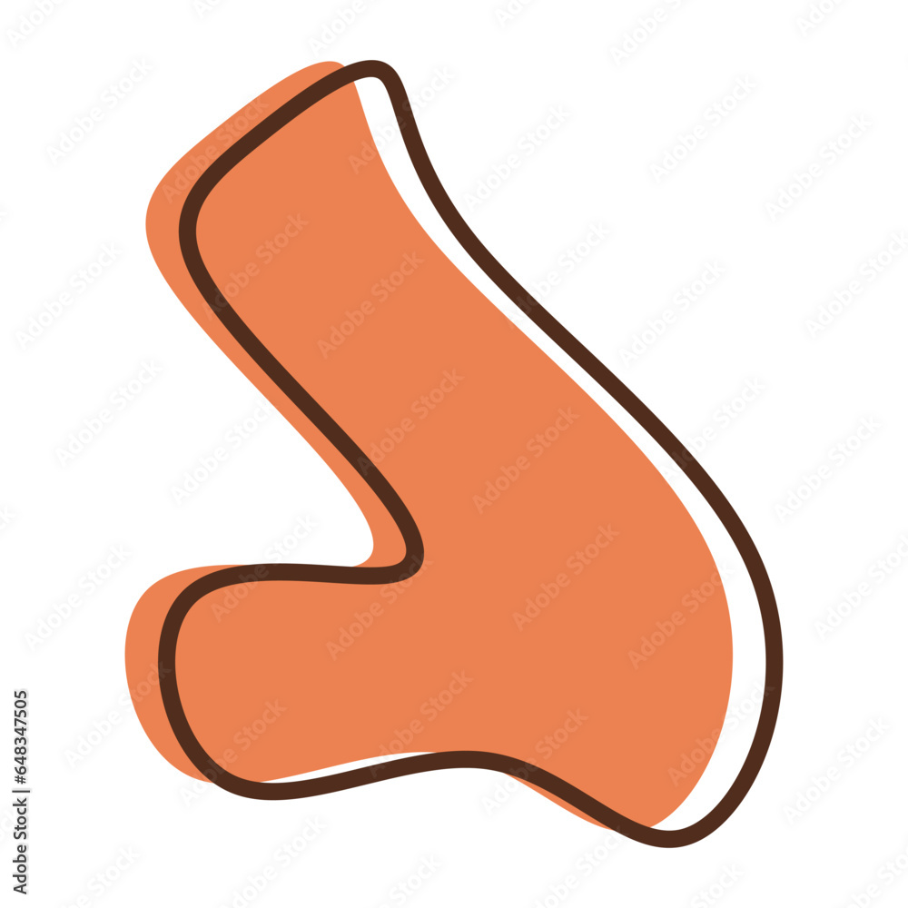 Abstract blob shape vector element Abstract blob shape vector element