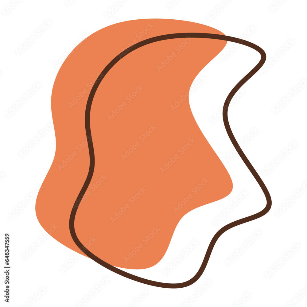 Abstract blob shape vector element Abstract blob shape vector element