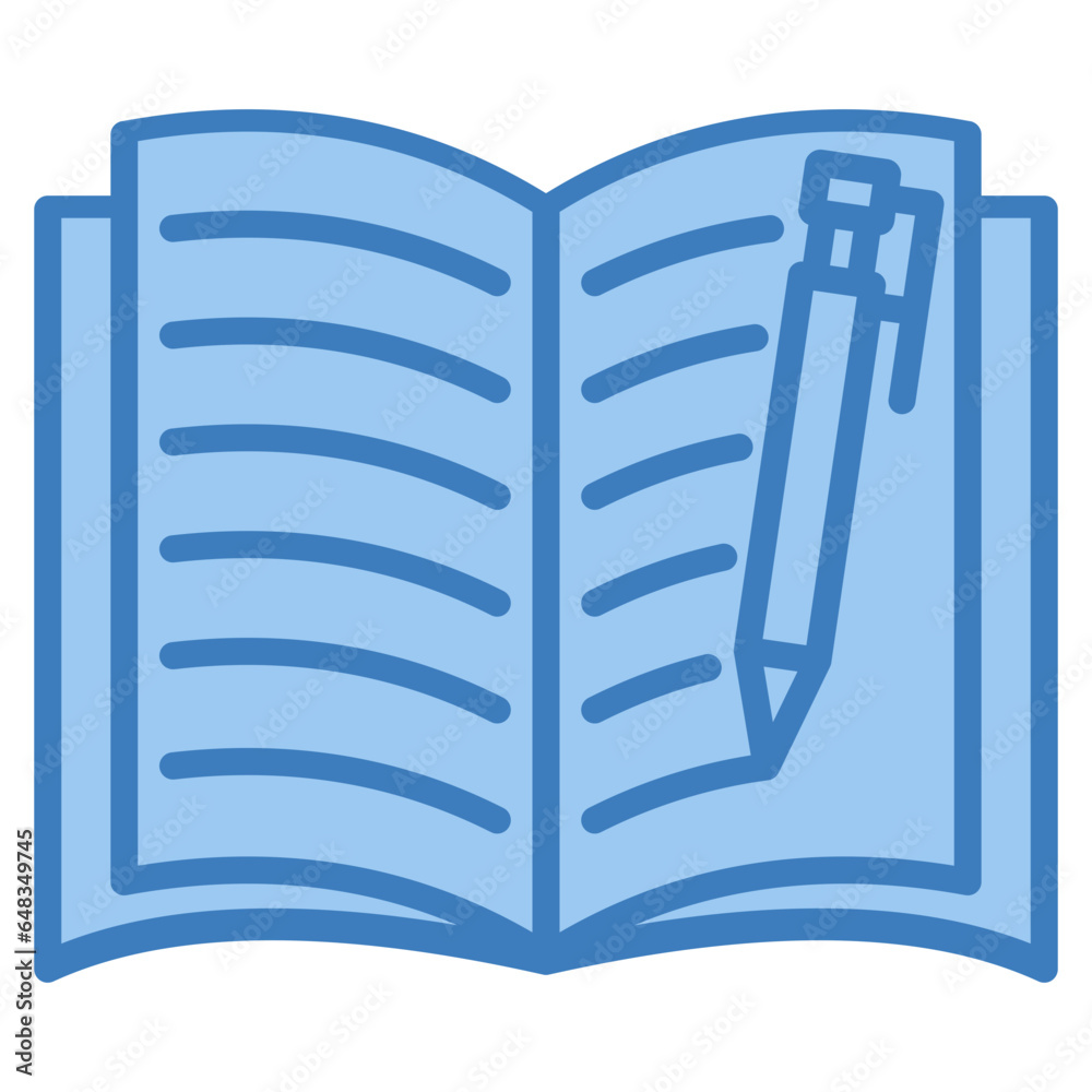 Book And Pen Icon