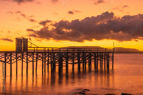 Sunrise on a Pier © Yazid