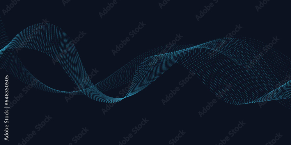 Abstract blue wave element for design. Digital frequency track equalizer. Stylized line art background. Vector illustration. Wave with lines created using blend tool. Curved wavy line, smooth stripe. Abstract blue wave element for design. Digital frequency track equalizer. Stylized line art background. Vector illustration. Wave with lines created using blend tool. Curved wavy line, smooth stripe.