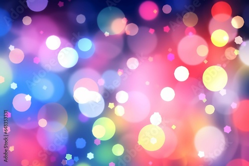abstract background with bokeh defocused lights, vector illustration