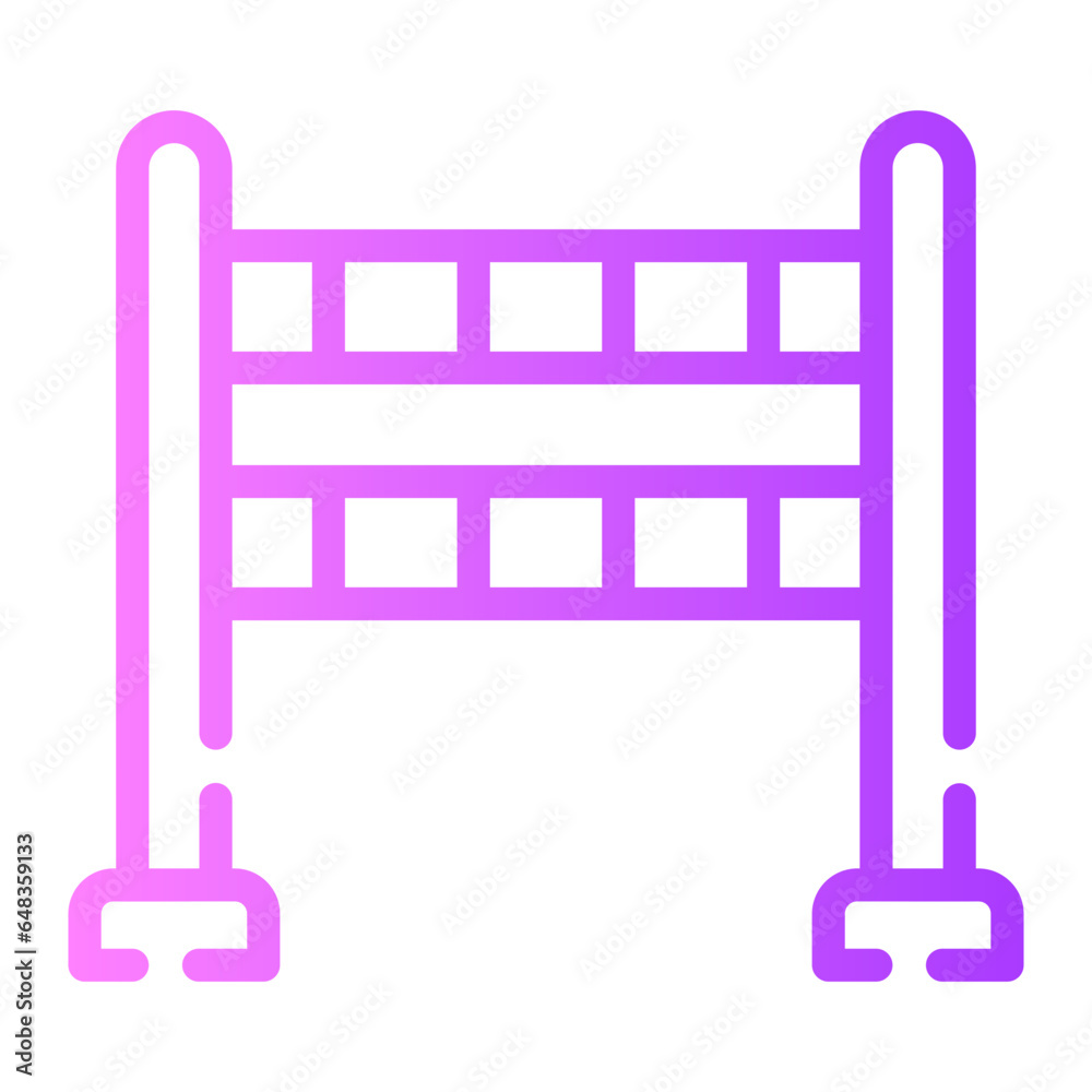 obstacle Line Gradient Icon obstacle Line Gradient Icon