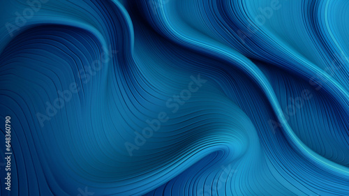 4K Abstract blue wallpaper. a wave or folded cloth-like pattern.