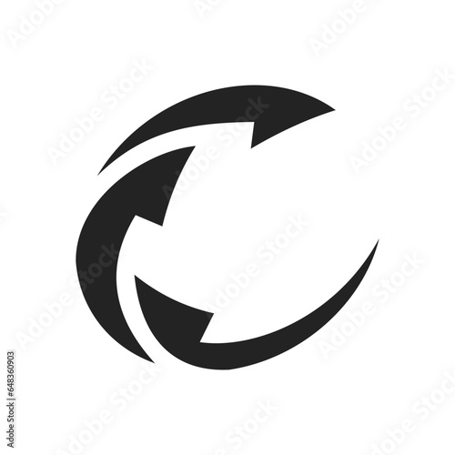 movement logo template Isolated. Brand Identity. Icon Abstract Vector graphic