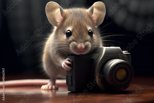 traveler rats and mountain climbing rats Made with Generative AI photo