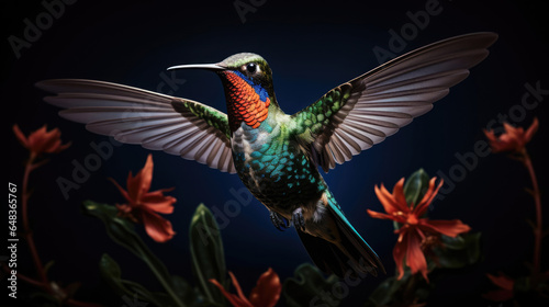 Broad Billed Hummingbird in the wild © Veniamin Kraskov