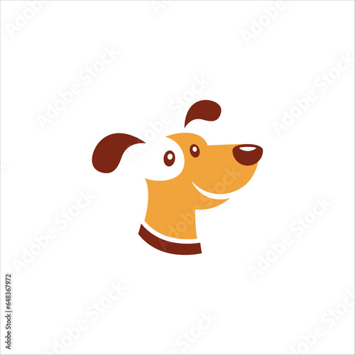 Happy or Cheerful Dog Logo