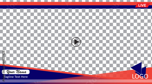 video frame landscape dimension 16:9 overlay