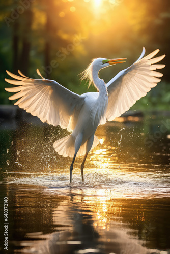 Heron in Flight © LadyAI