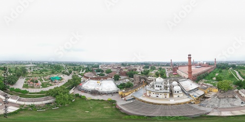 Lahore Pakistan Badshahi Mosque panorama,