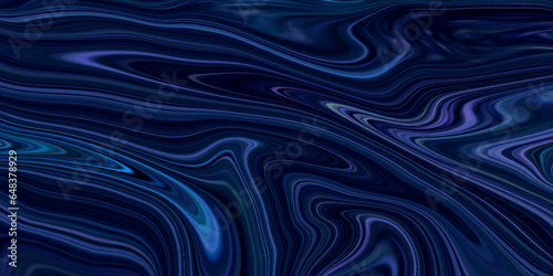 Abstract dark blue background, Bright and shinny swirl liquid background, Modern and stylist marbling texture new design background with liquid.
