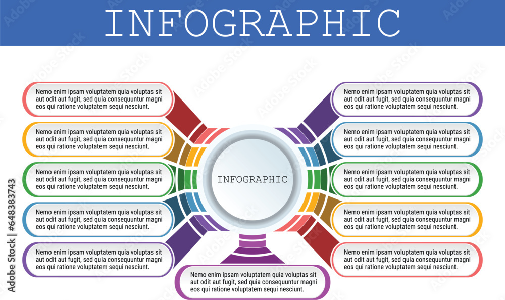 Infographic Tabs for Vector Design Infographic Tabs for Vector Design