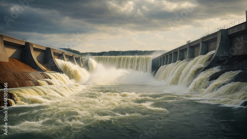 dam on the river