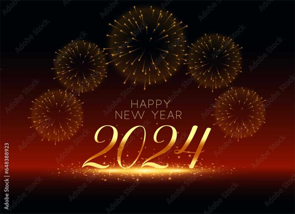 custom made wallpaper toronto digital2024 new year firework celebration background with light effect