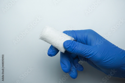 Принти на полотні First aid medicine, sterile medical cotton and hospital emergency health care co