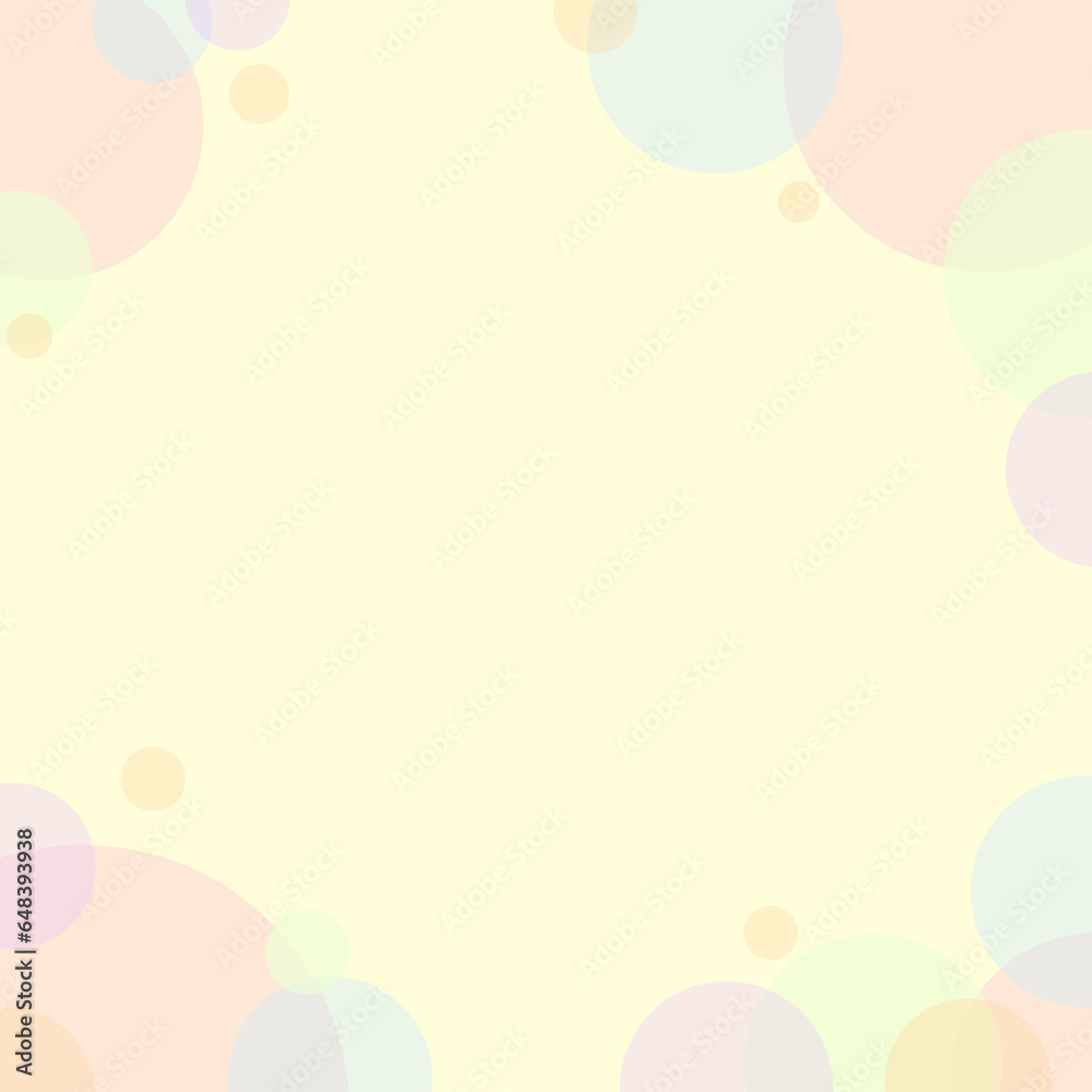 Transparent colorful dot background