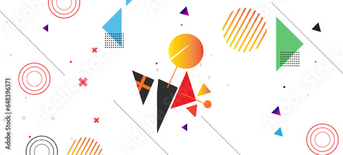 abstract graphic geometric  shapes ,symbols. Modern abstract  shapes design. Vector illustration