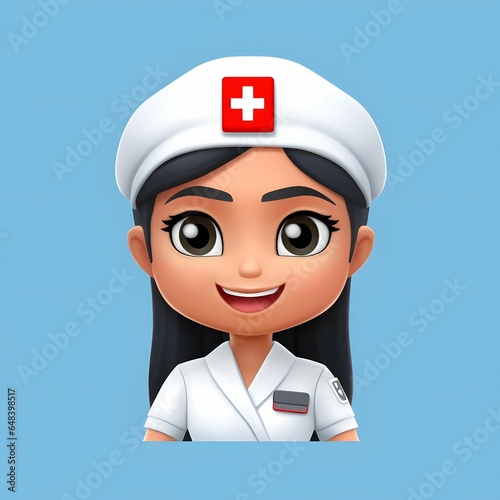 emoji of a nurse  Generative AI