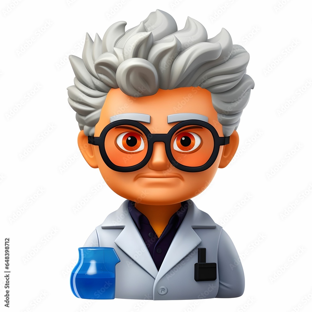 emoji of a scientist Generative AI emoji of a scientist Generative AI