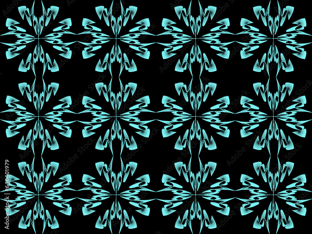 seamless pattern with snowflakes