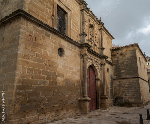 Church of San Pedro, in the city of Ubeda, province of Jaen, Spain. It was built between the 13th and 17th centuries and has been remodelled several times over the years photo