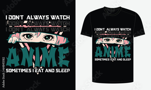 anime t shirt design woman t-shirt