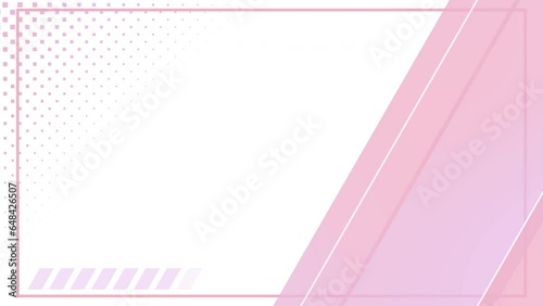 流れる線のループアニメーション　
白背景