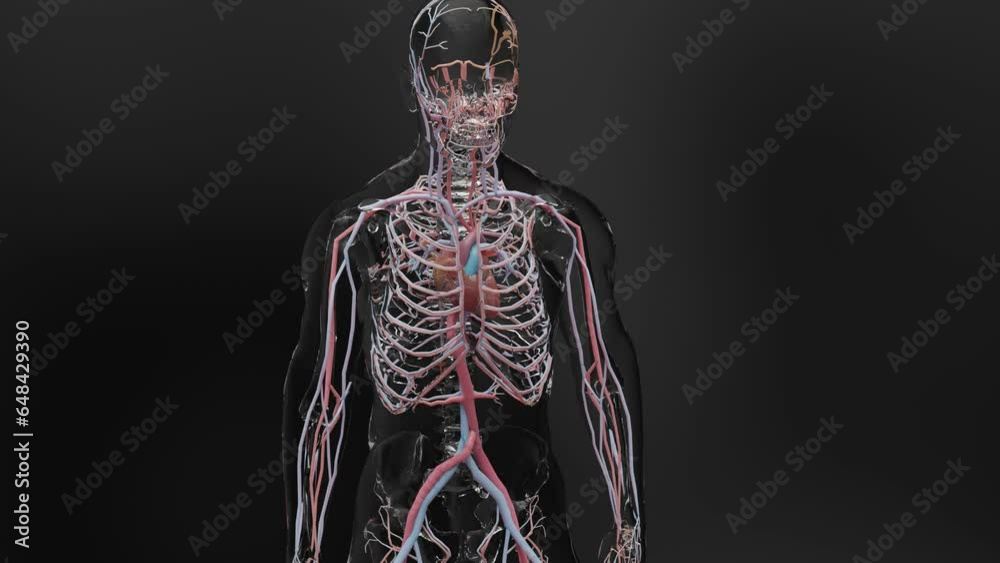 Human Arterial And Venous Circulatory System Medically Accurate