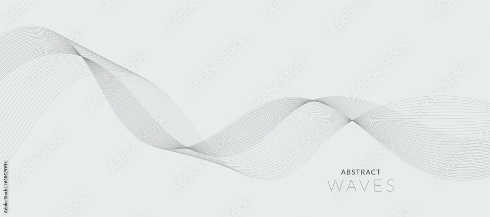 Abstract wave element for design. Digital frequency track equalizer. Stylized line art background. Vector illustration. Wave with lines created using blend tool. Curved wavy line, smooth stripe. Abstract wave element for design. Digital frequency track equalizer. Stylized line art background. Vector illustration. Wave with lines created using blend tool. Curved wavy line, smooth stripe.