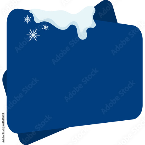 Snow Ice Caps Sale Banner