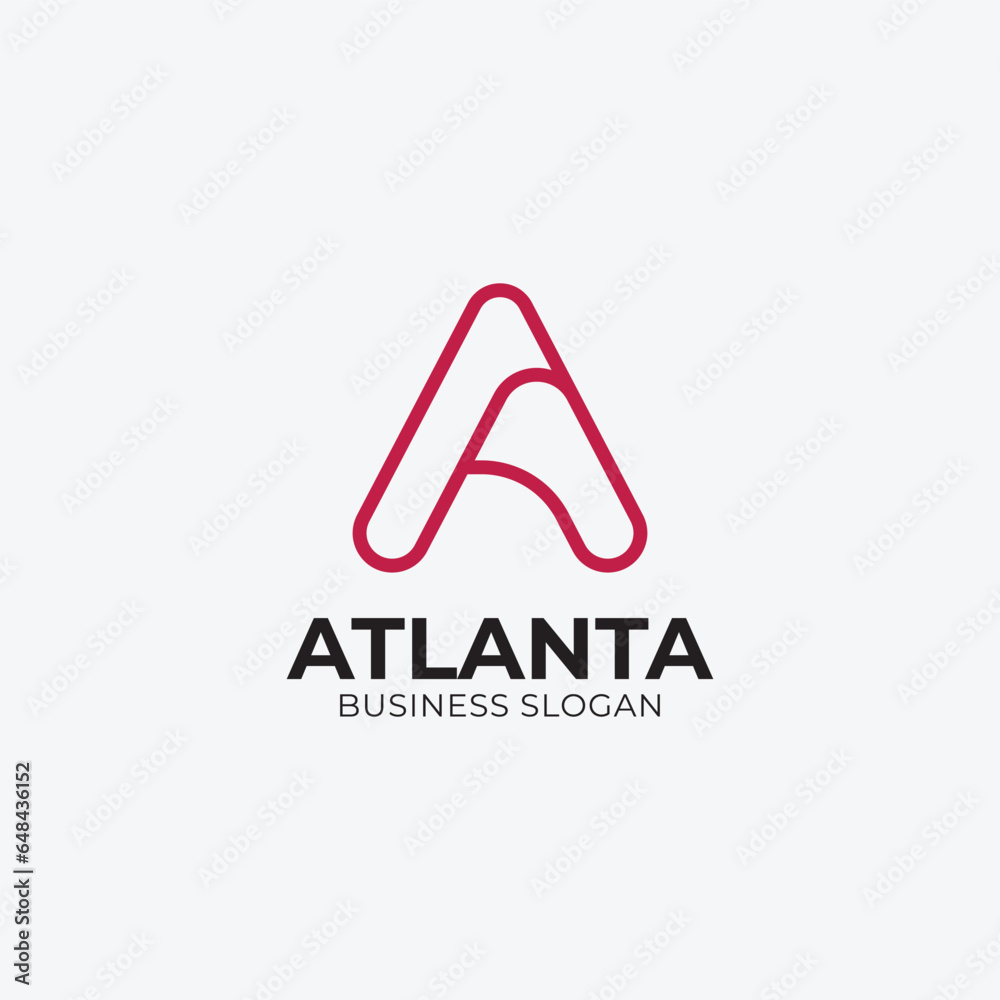 A latter logo and icon A latter logo and icon