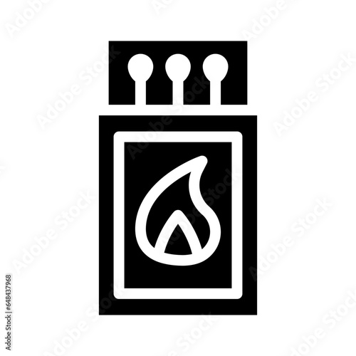 matchbox solid icon illustration vector graphic